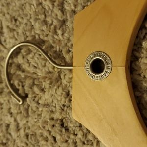 AMERICAN EAGLE OUTFITTERS WOODEN HANGERS